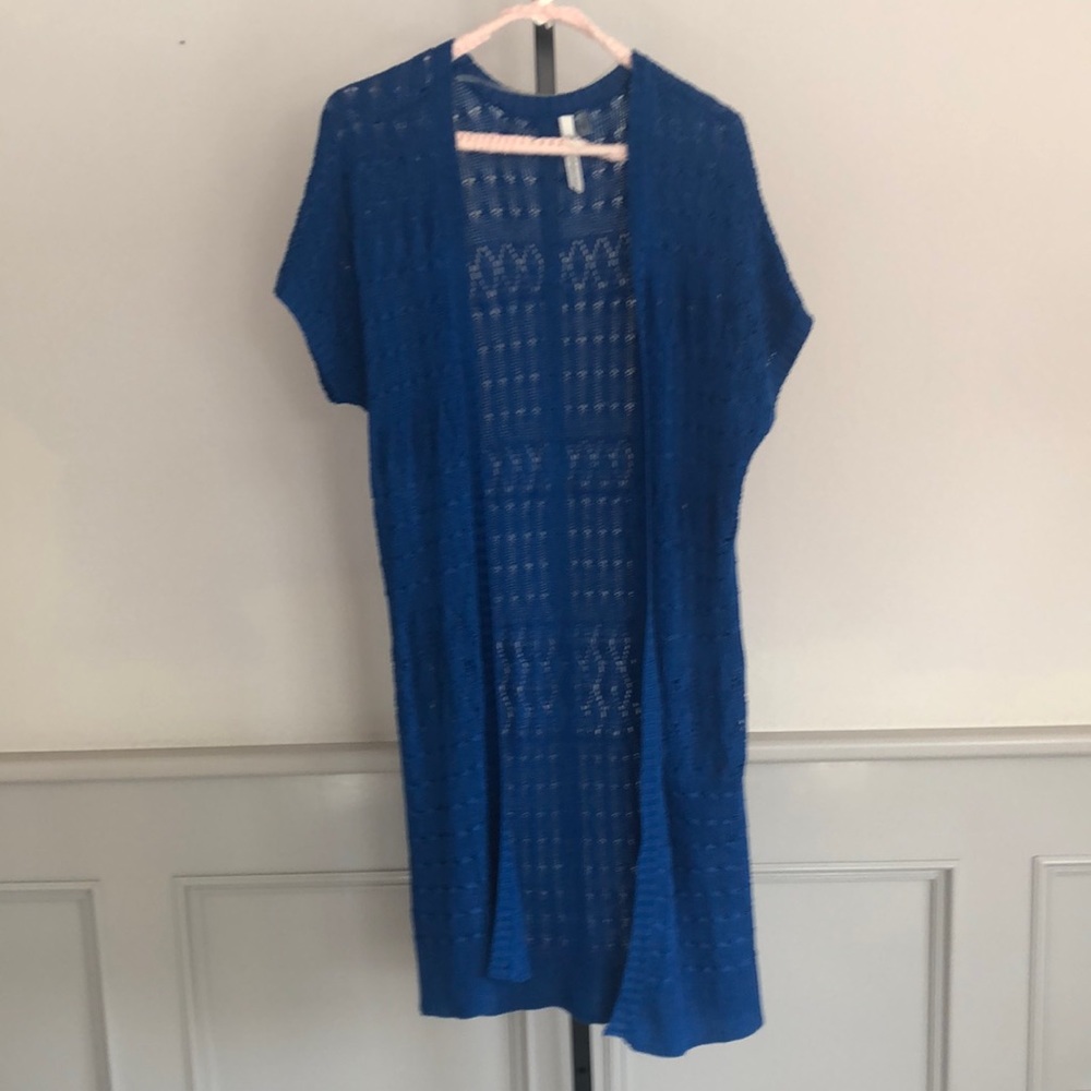 New York Collection Blue, Size Medium Sweater